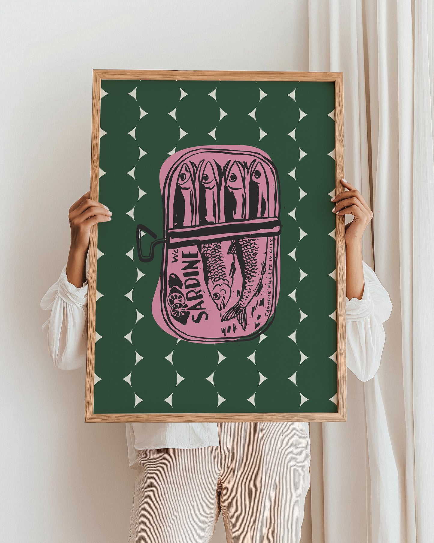 Green Sardines Print