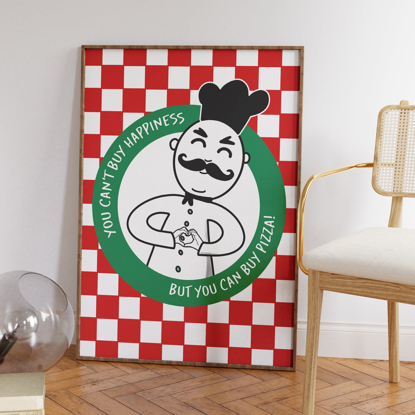 You Can't Buy Happiness But You Can Buy Pizza Print