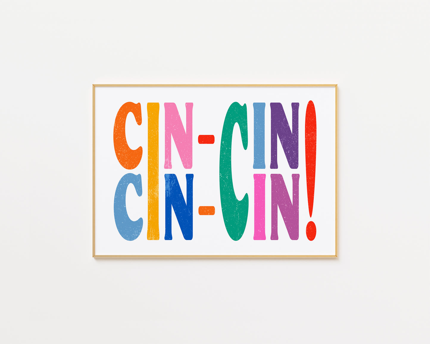 Cin Cin in Riso Style Print