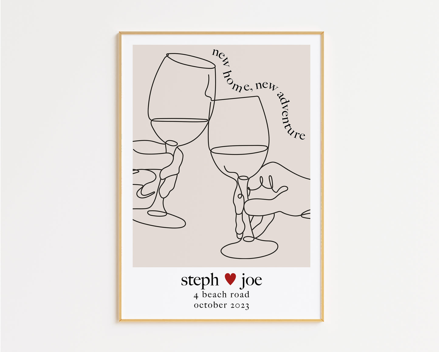 New Home Personalised Print