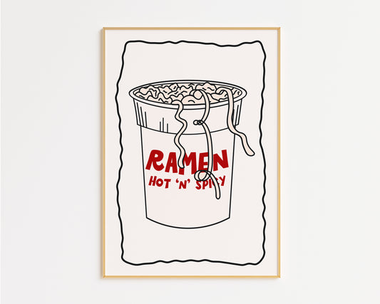 Ramen Hot'n'Spicy Print
