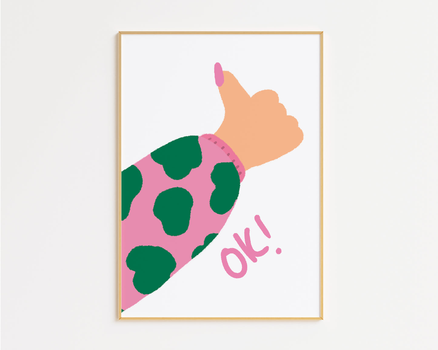 Thumbs Up Ok Print