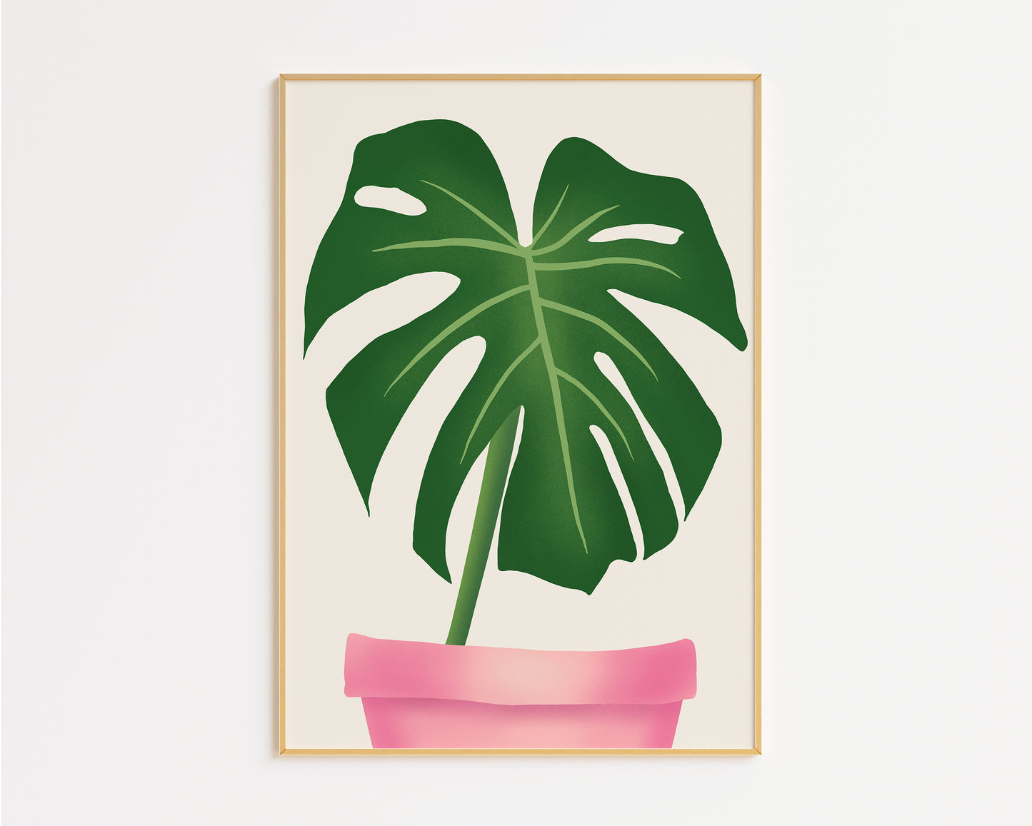 Monstera Plant Print