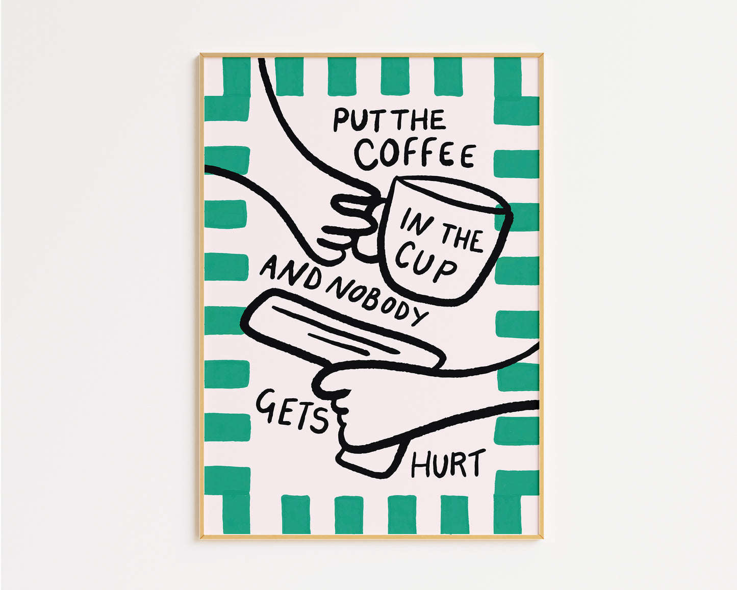 Coffee In The Cup Print