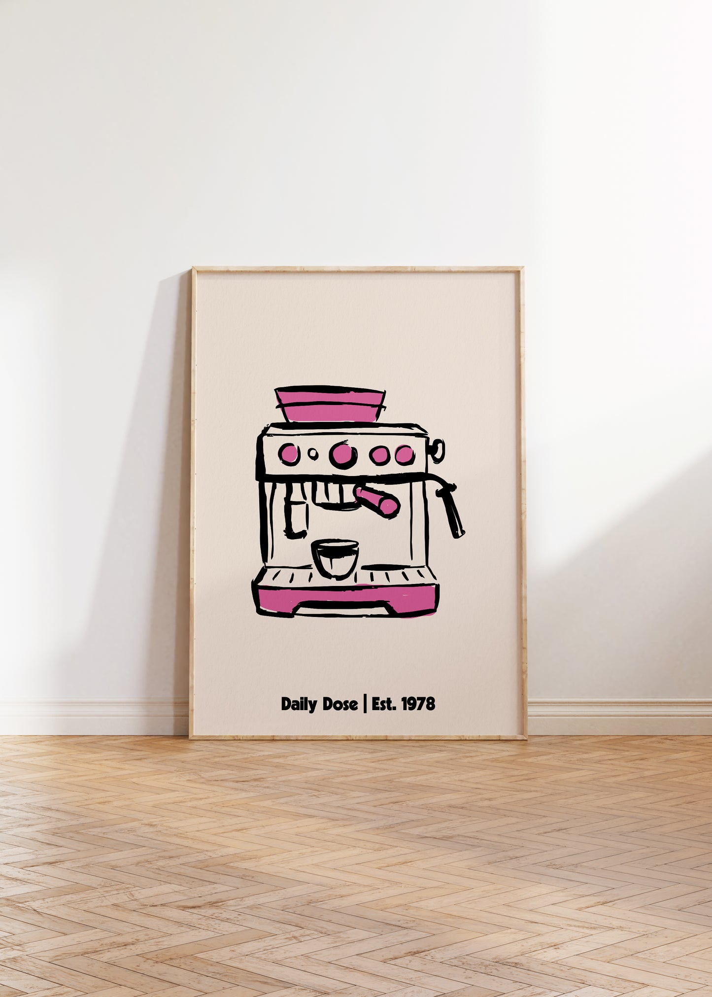 Daily Dose Coffee Kitchen Print
