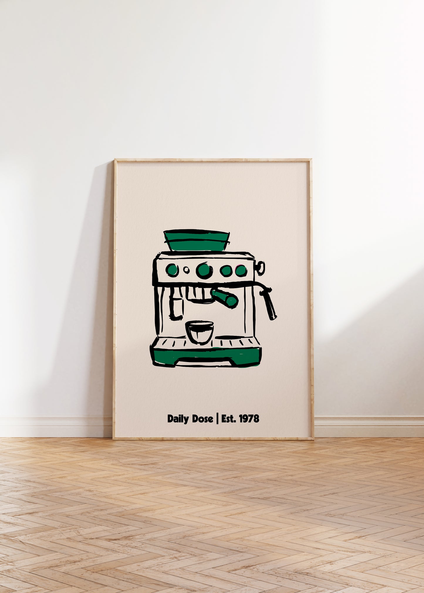 Daily Dose Coffee Kitchen Print