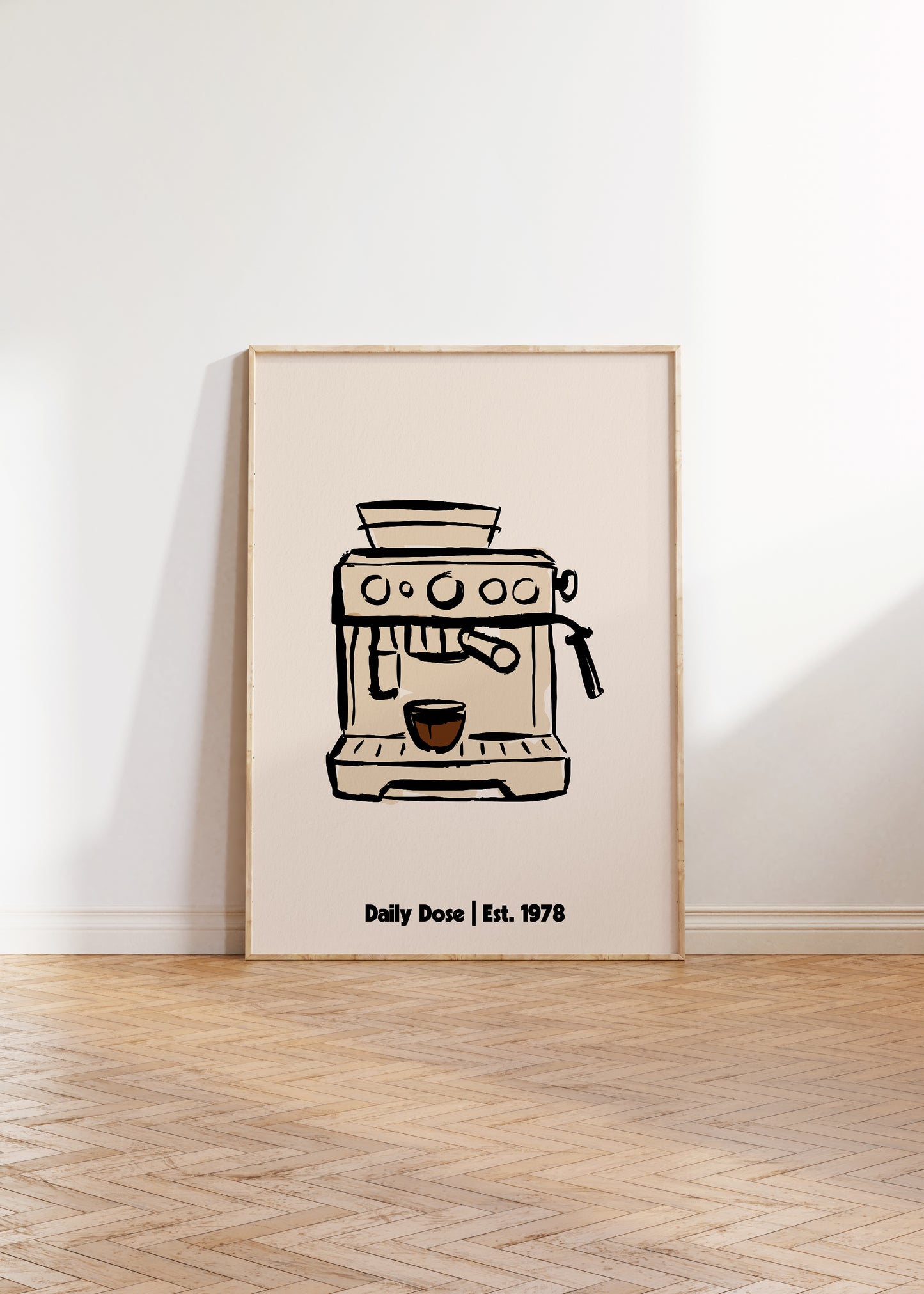 Daily Dose Coffee Kitchen Print