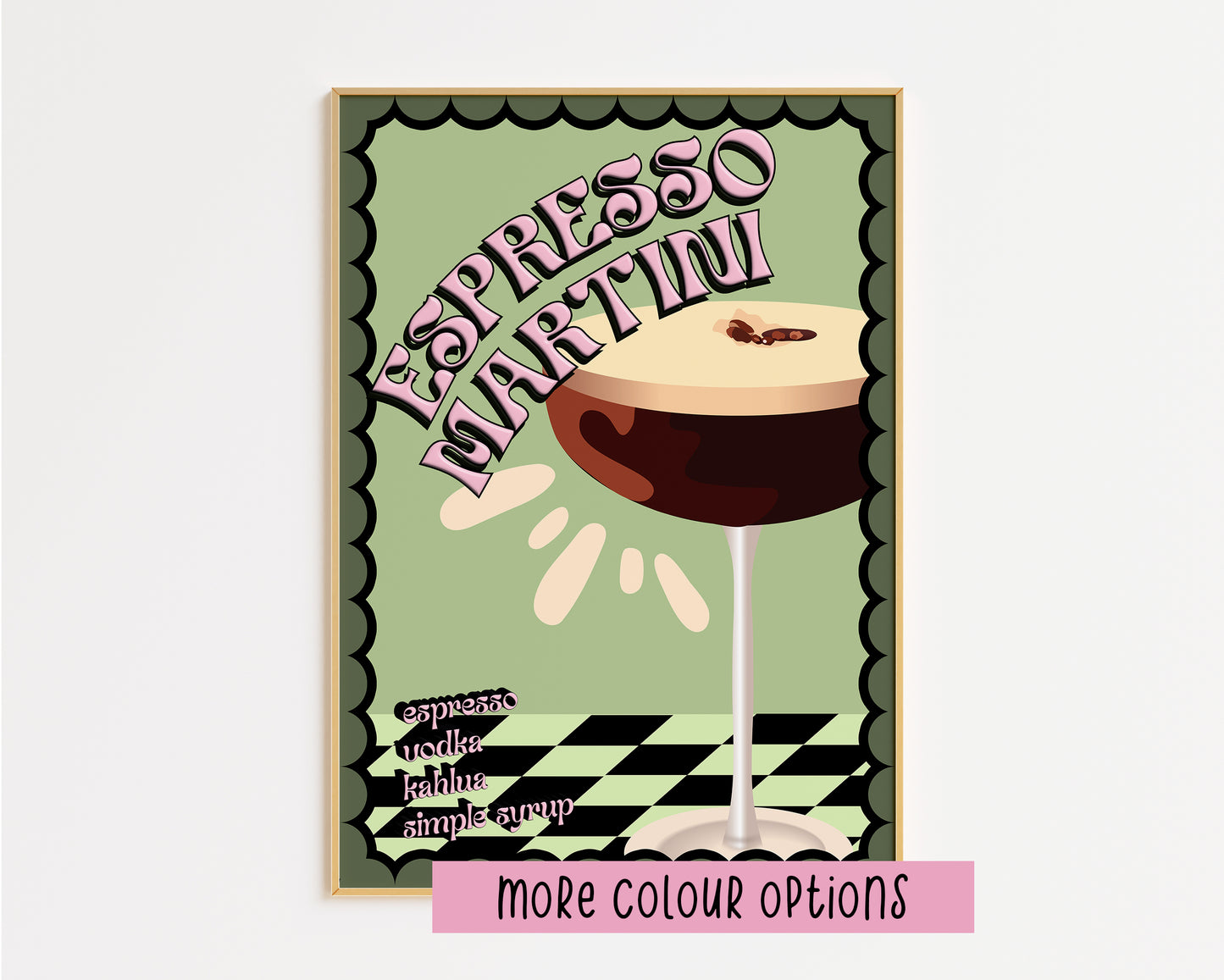 Espresso Martini Cocktail Print