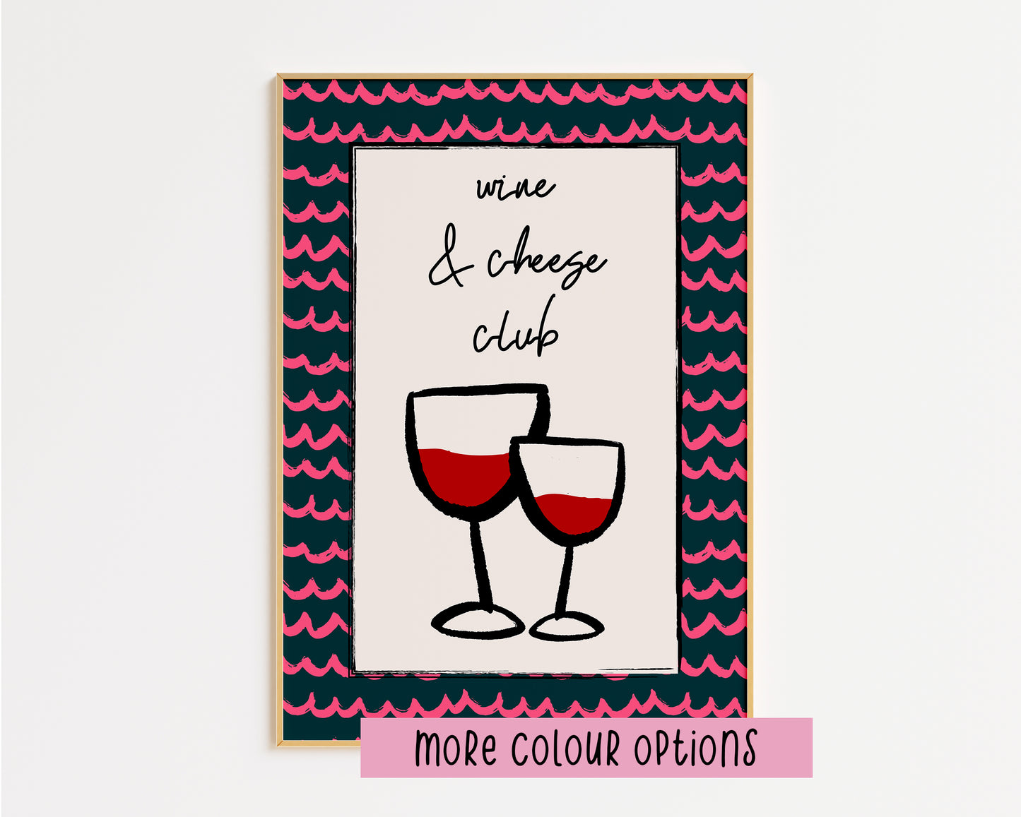 Wine & Cheese Club Print