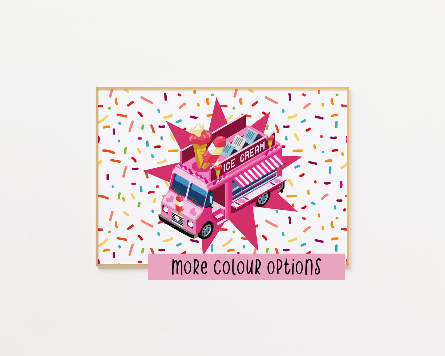 Ice Cream Van Print