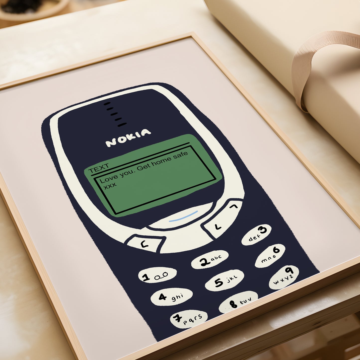 Love You Nokia Print