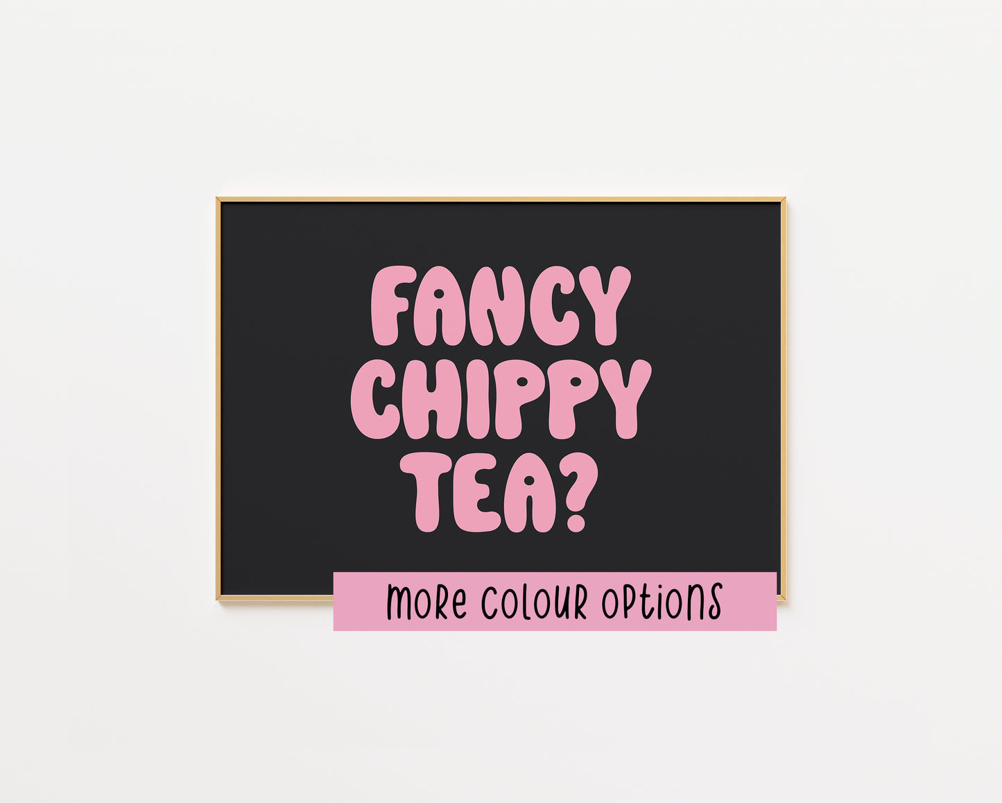Fancy Chippy Tea Kitchen Print