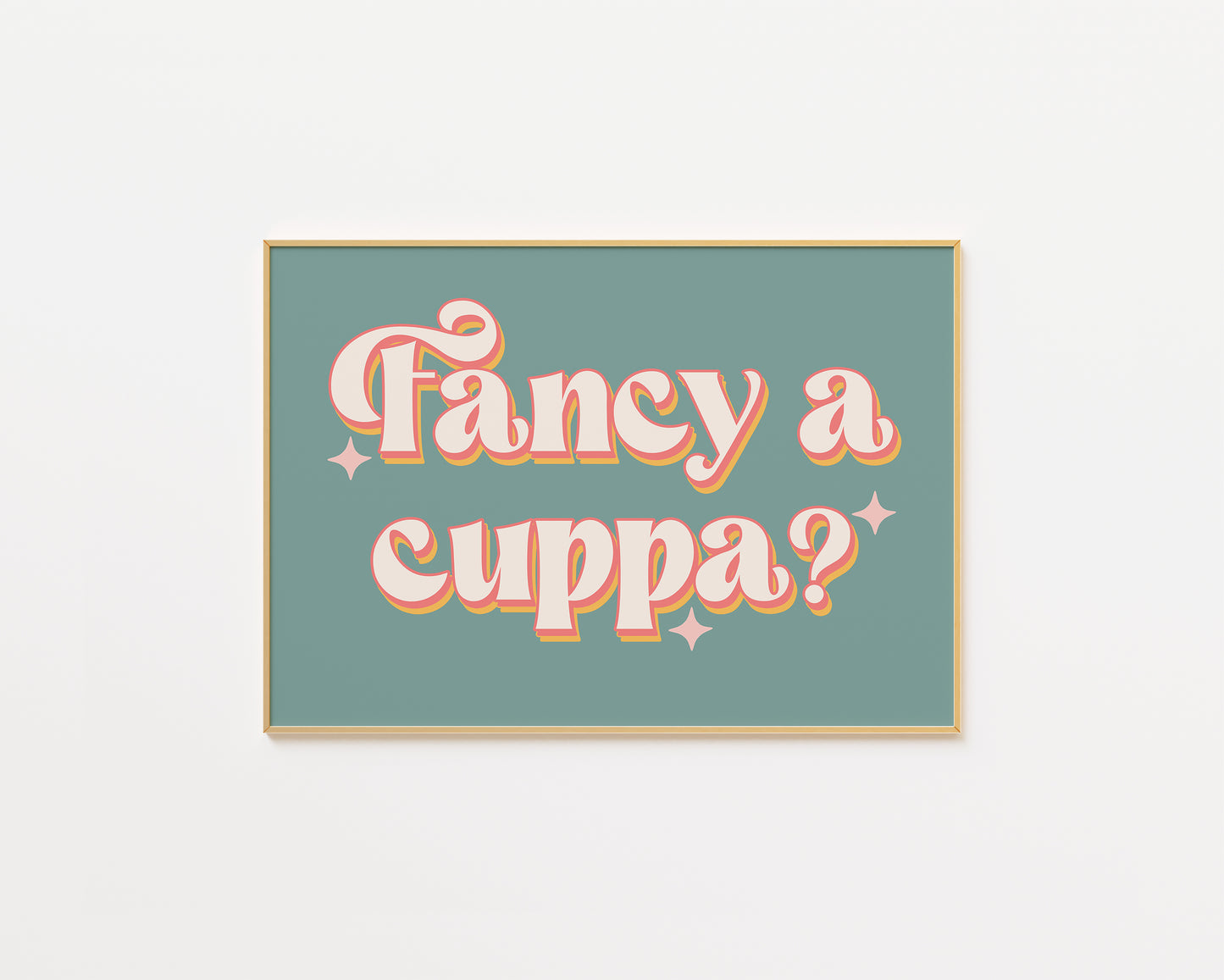 Fancy a Cuppa? Retro Tea Print