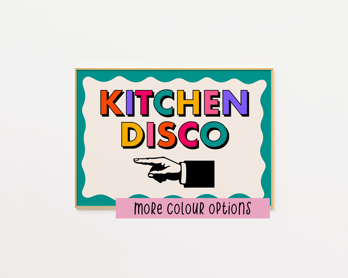 Kitchen Disco Print (Left)