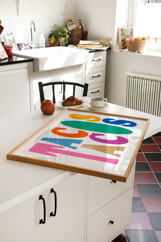 Taco in Riso Style Print