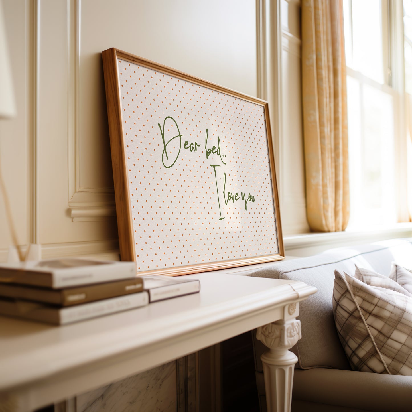 Dear Bed I Love You Bedroom Print
