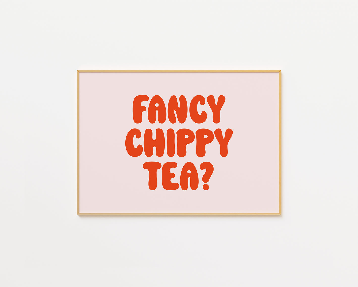 Fancy Chippy Tea Kitchen Print