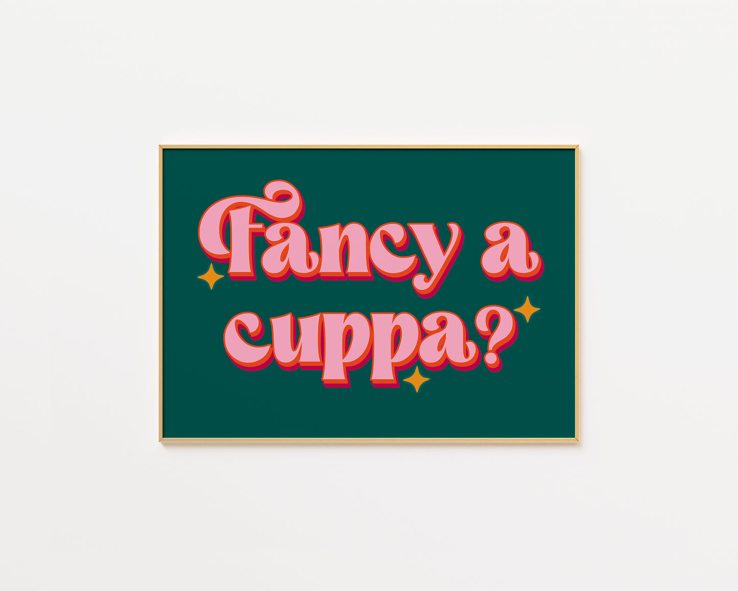 Fancy a Cuppa? Retro Tea Print