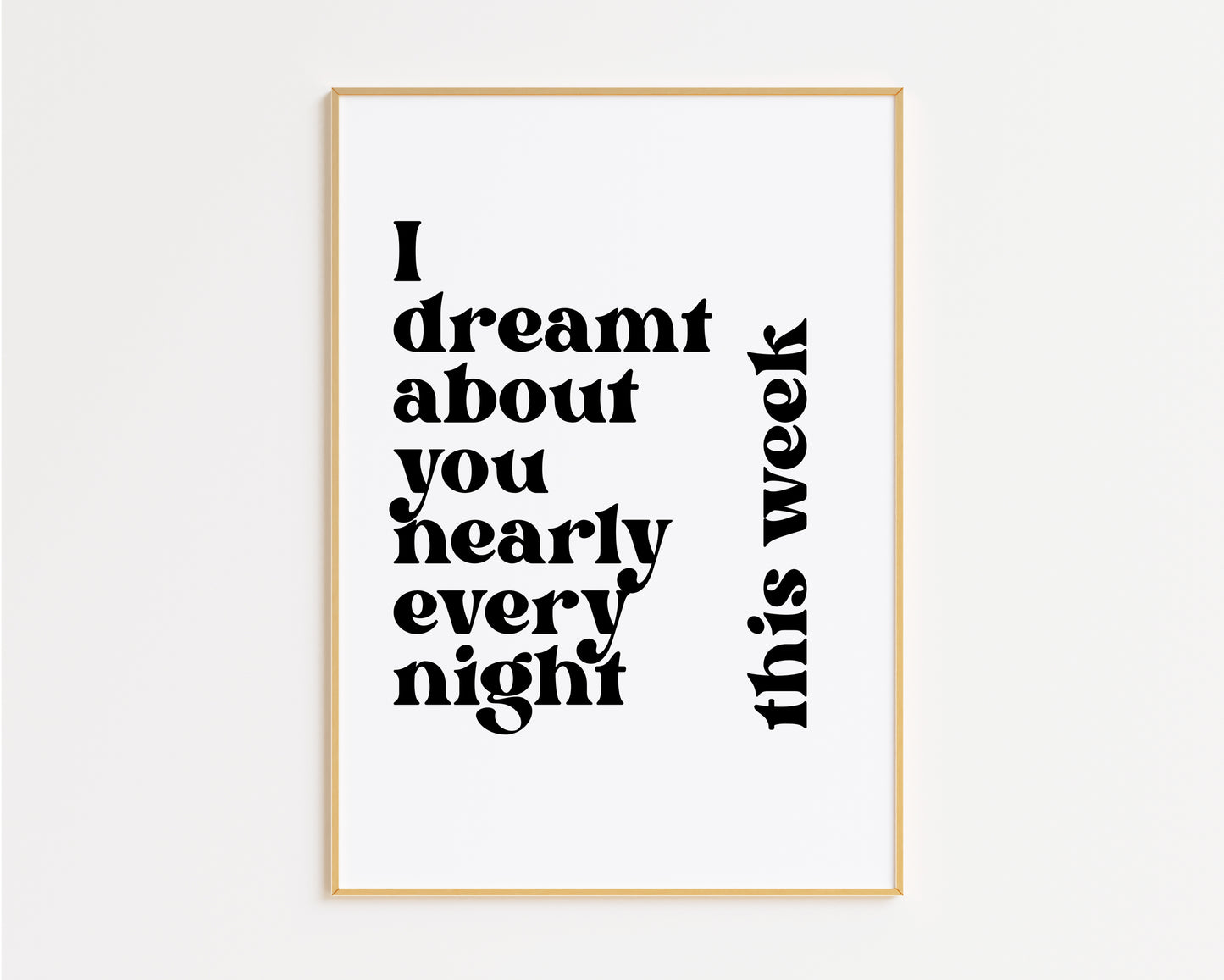 Do I Wanna Know AM Inspired Print
