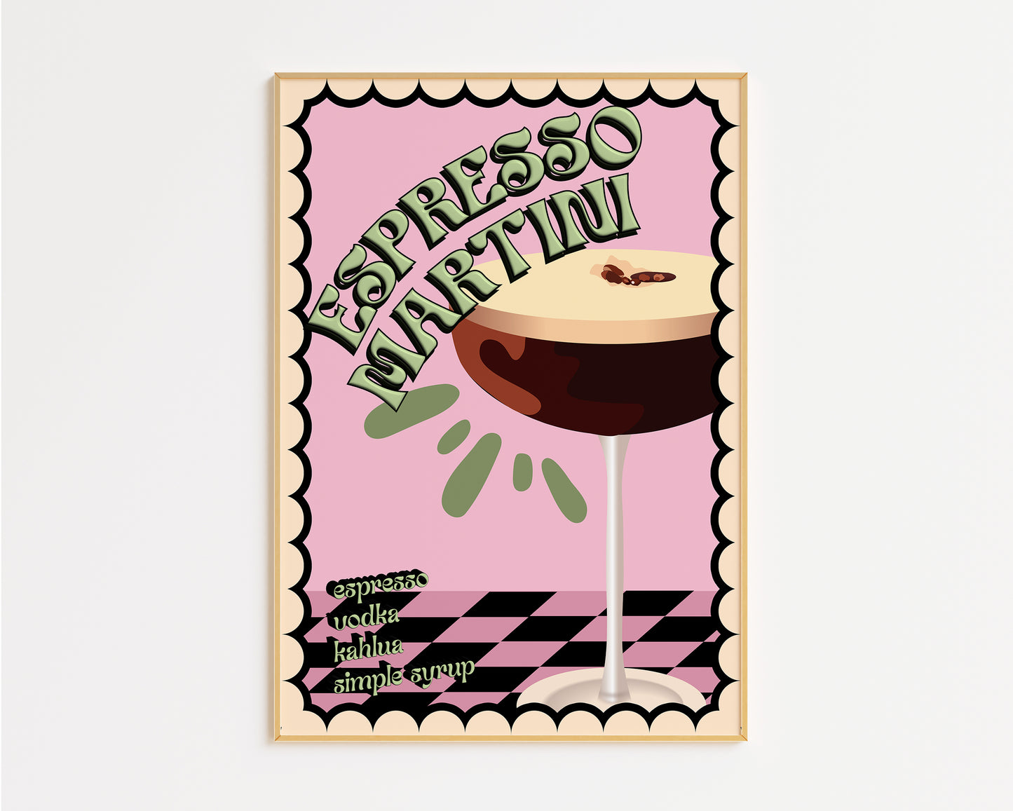 Espresso Martini Cocktail Print