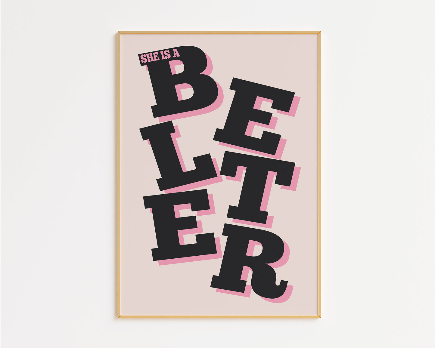 She Is a Belter GC Inspired Print