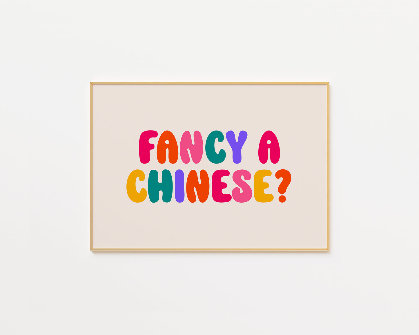 Fancy a Chinese Kitchen Print