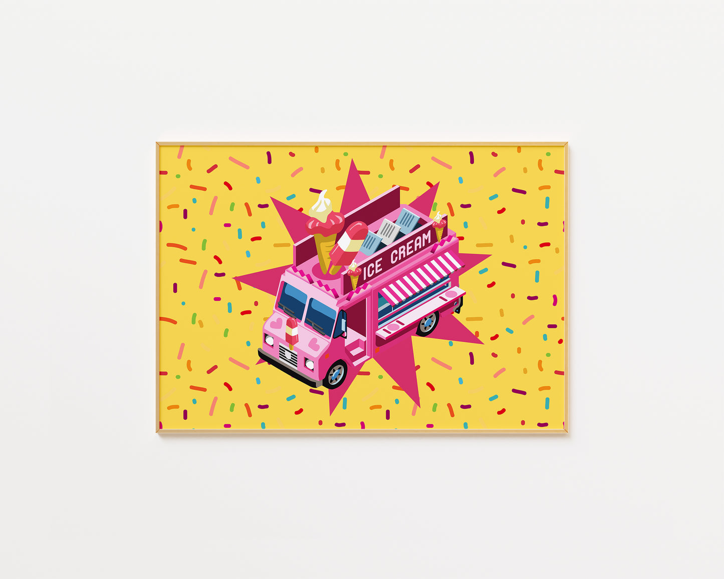 Ice Cream Van Print