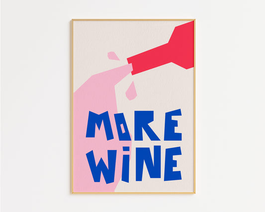 More Wine Print