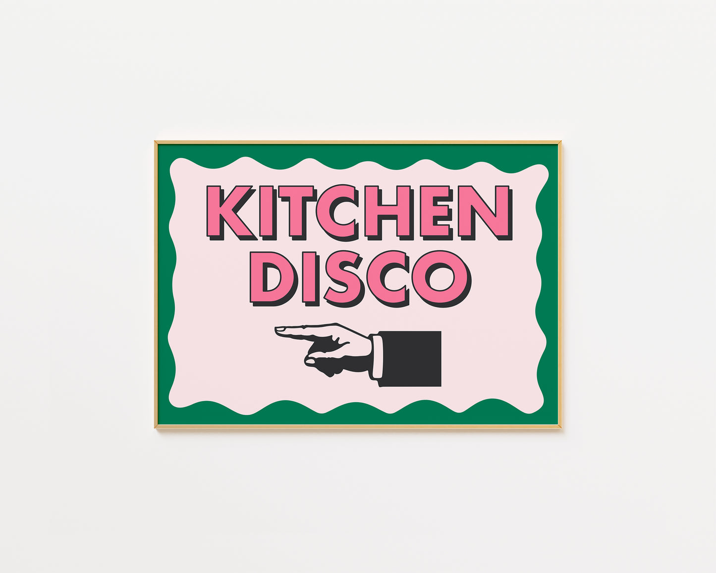 Kitchen Disco Print (Left)