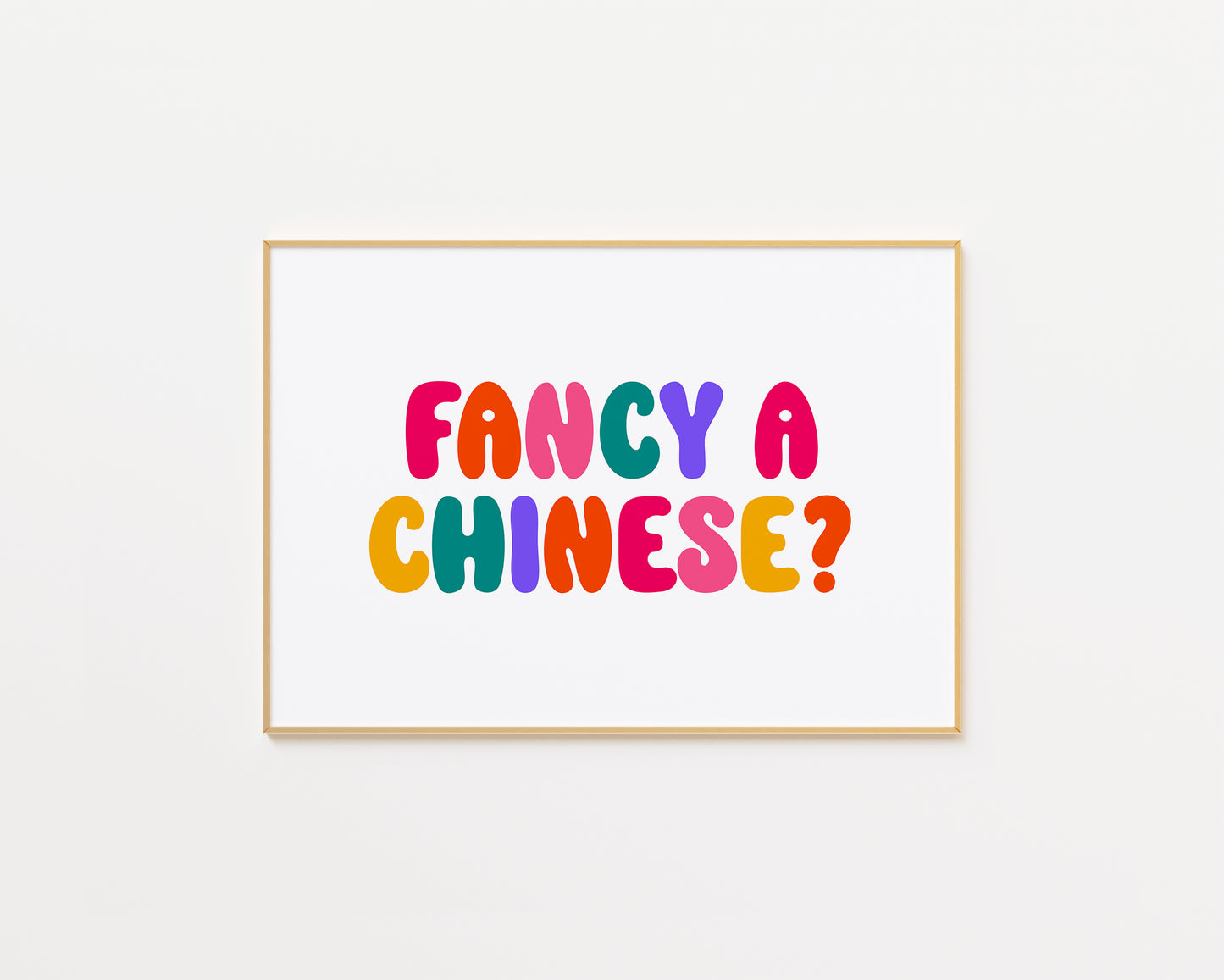 Fancy a Chinese Kitchen Print
