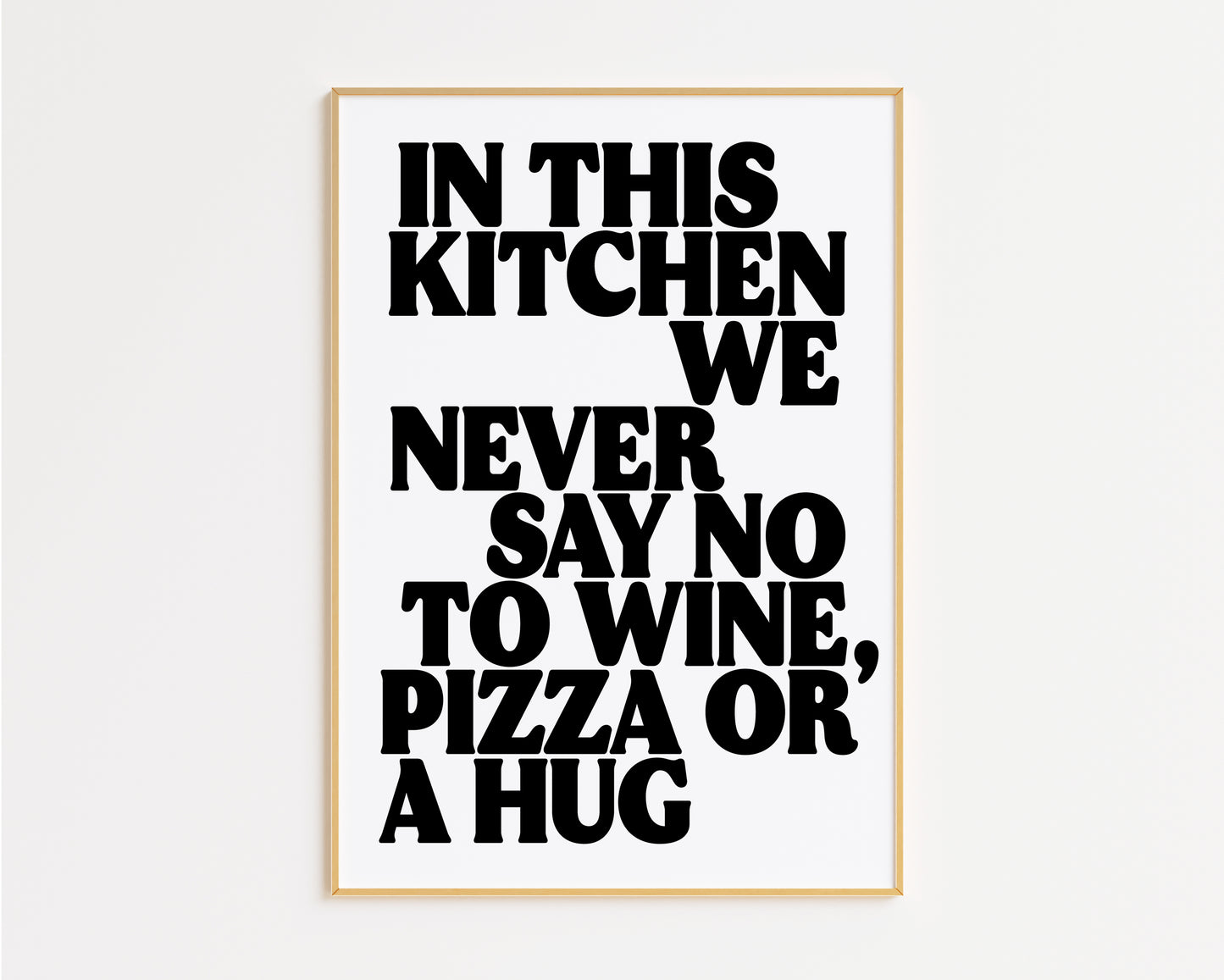 Wine - In This Kitchen Print