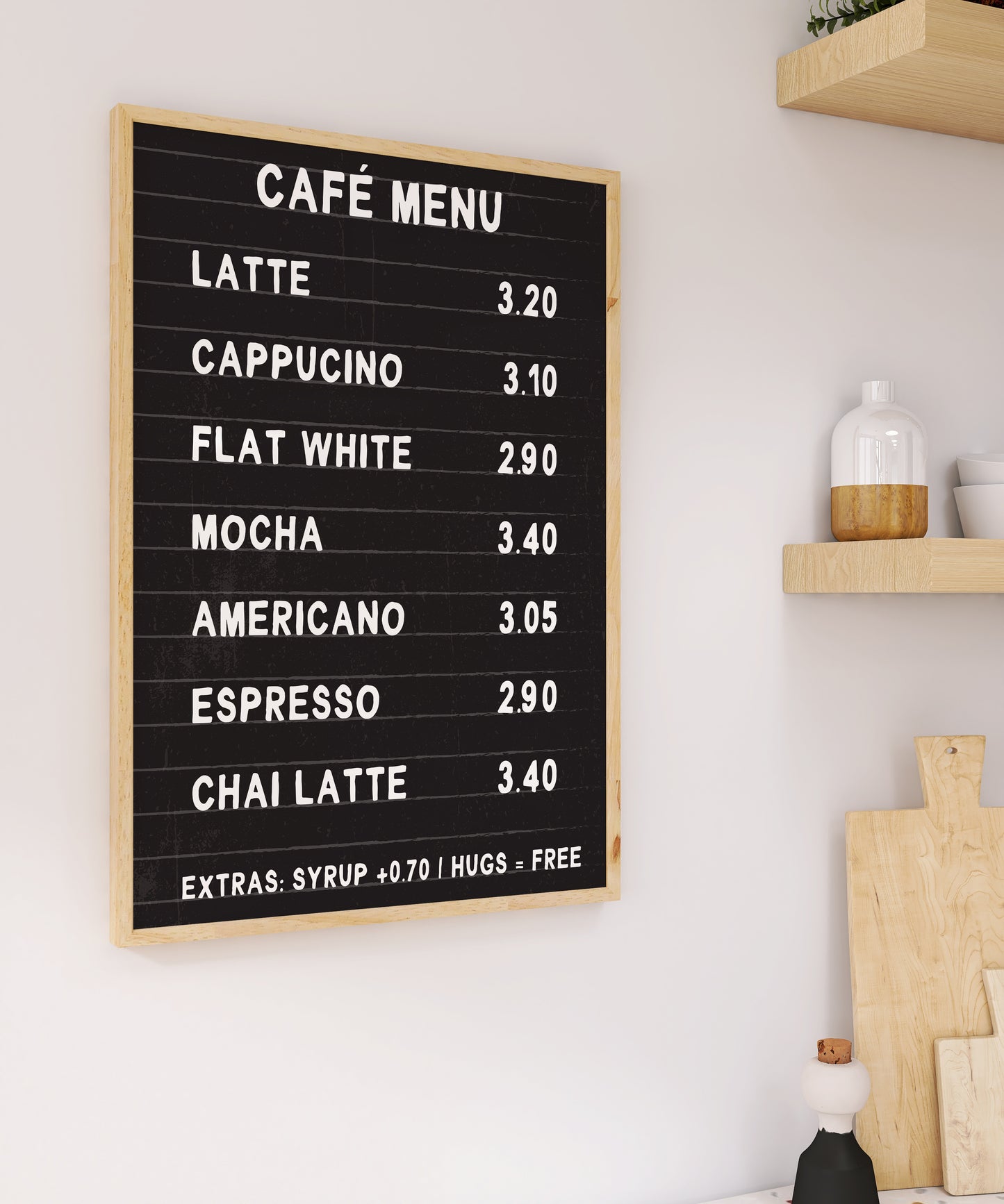 Cafe Menu Print