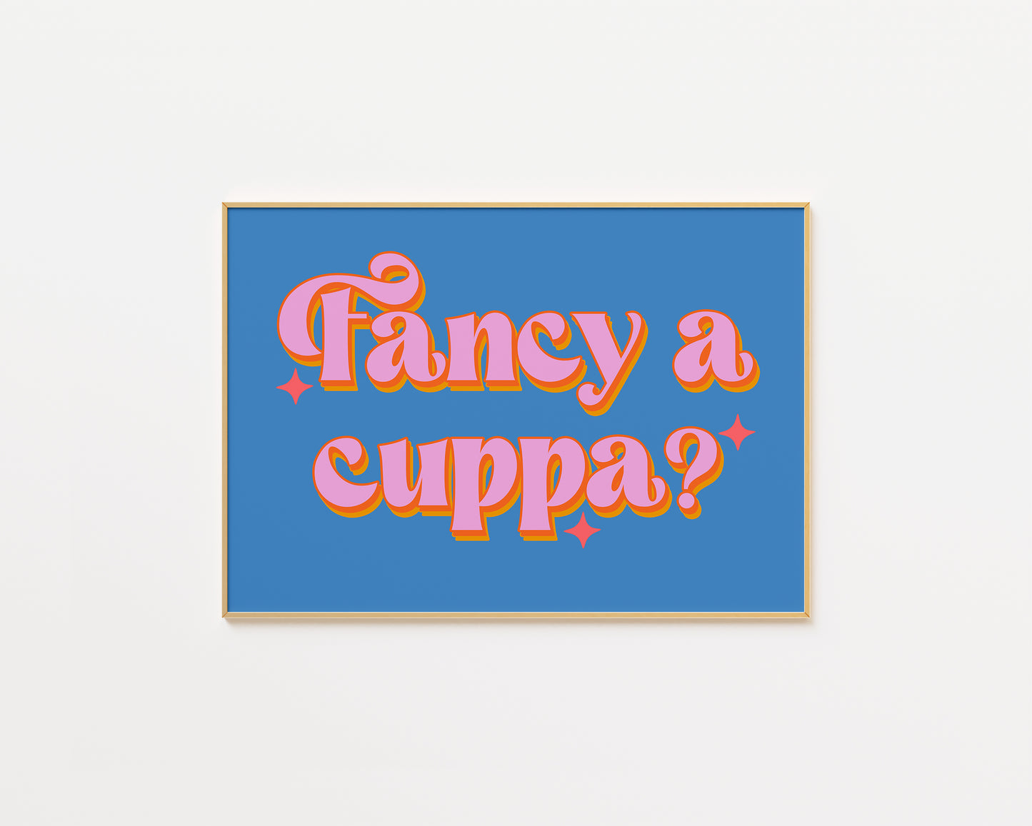Fancy a Cuppa? Retro Tea Print
