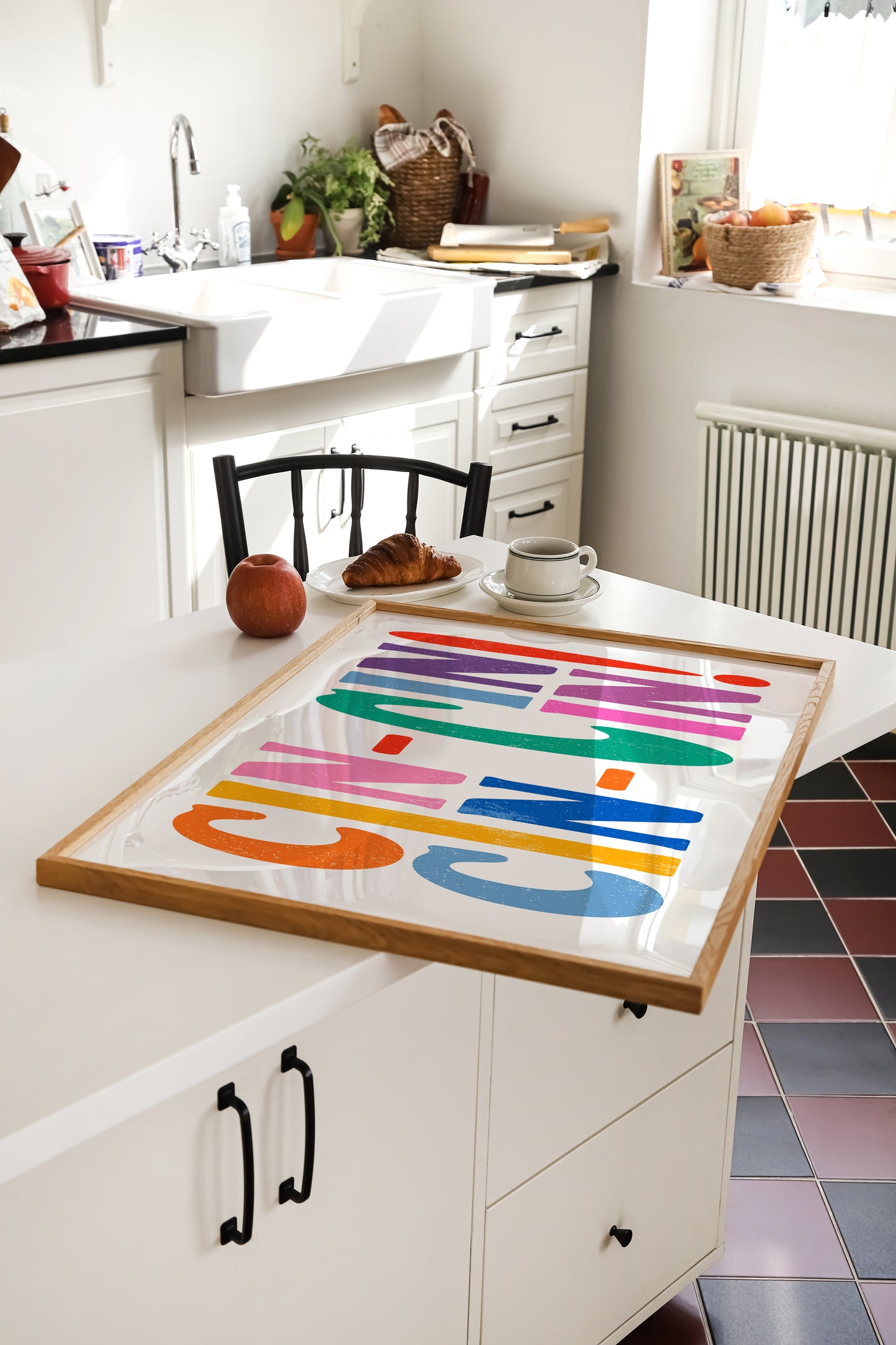 Cin Cin in Riso Style Print