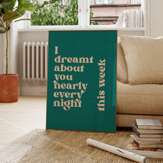 Do I Wanna Know AM Inspired Print