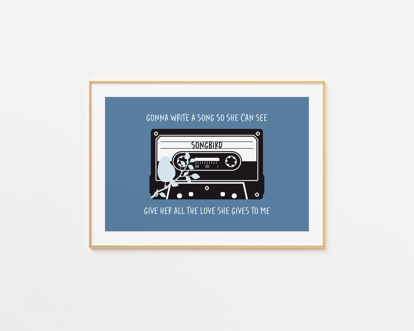Songbird Oasis Inspired Print