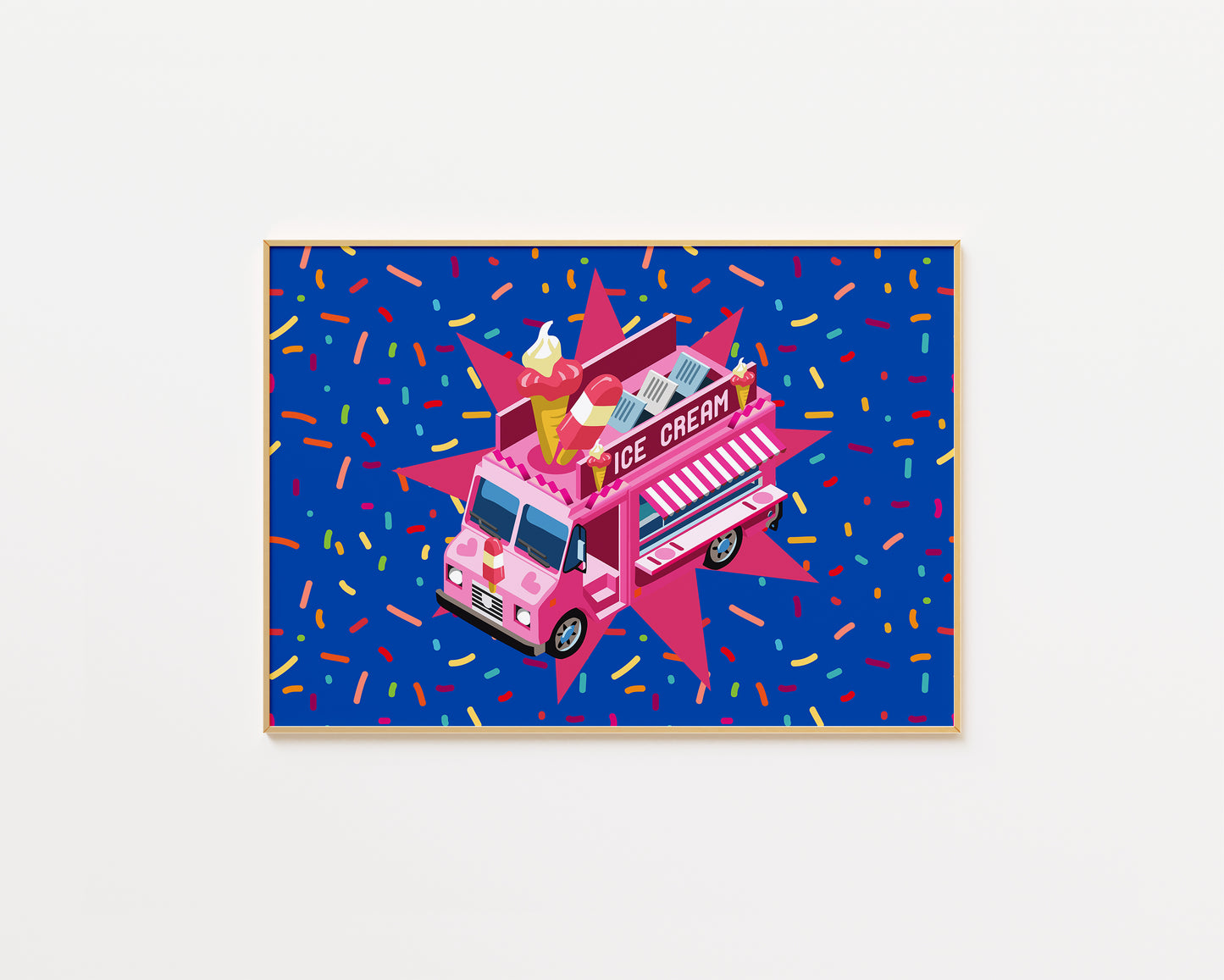 Ice Cream Van Print