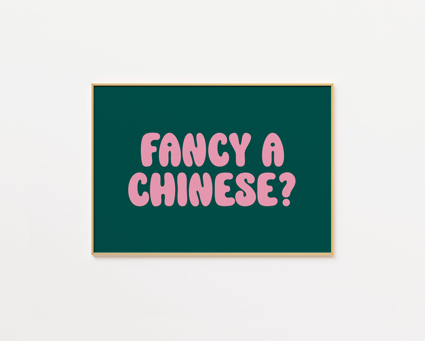 Fancy a Chinese Kitchen Print