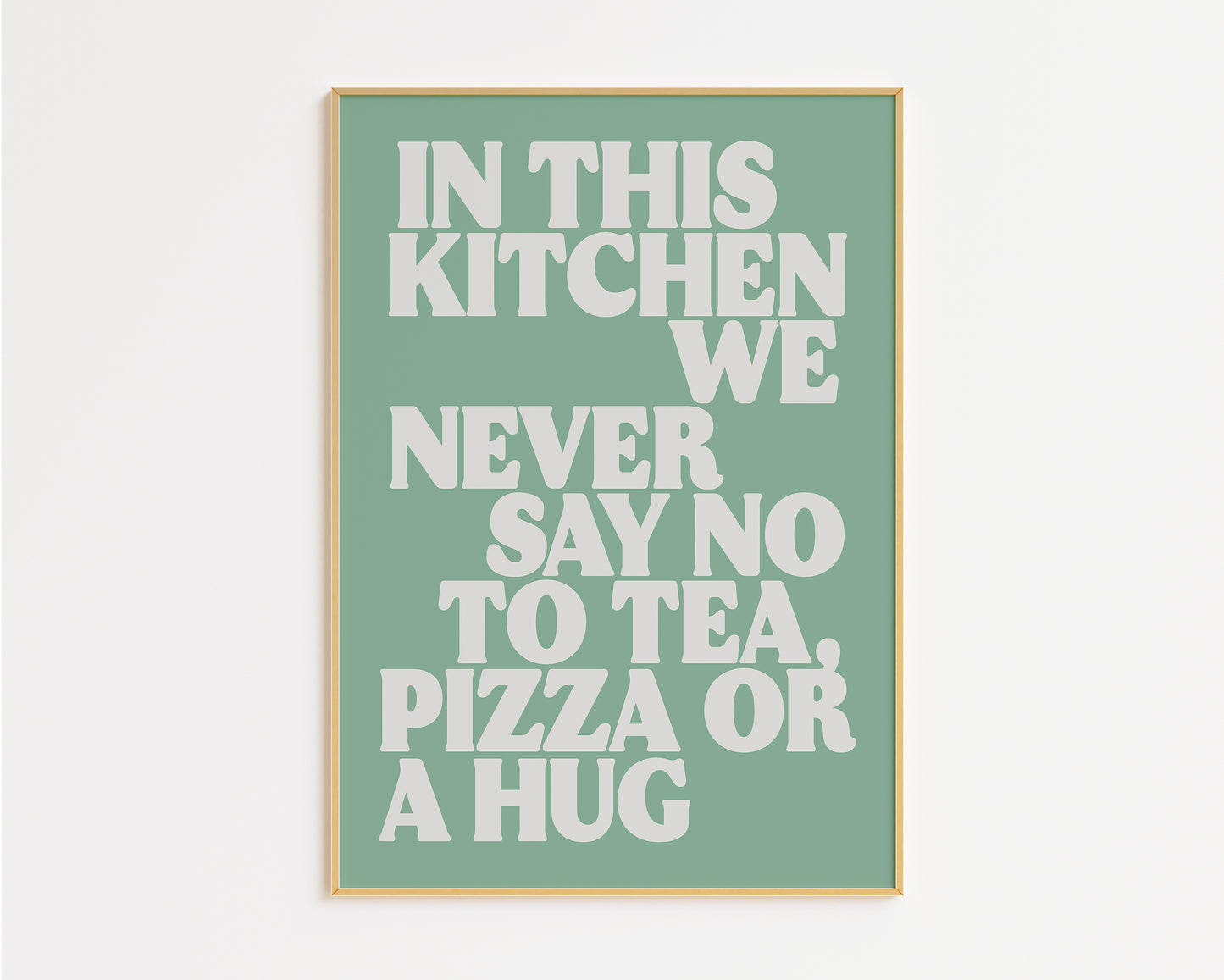 Tea - In This Kitchen Print