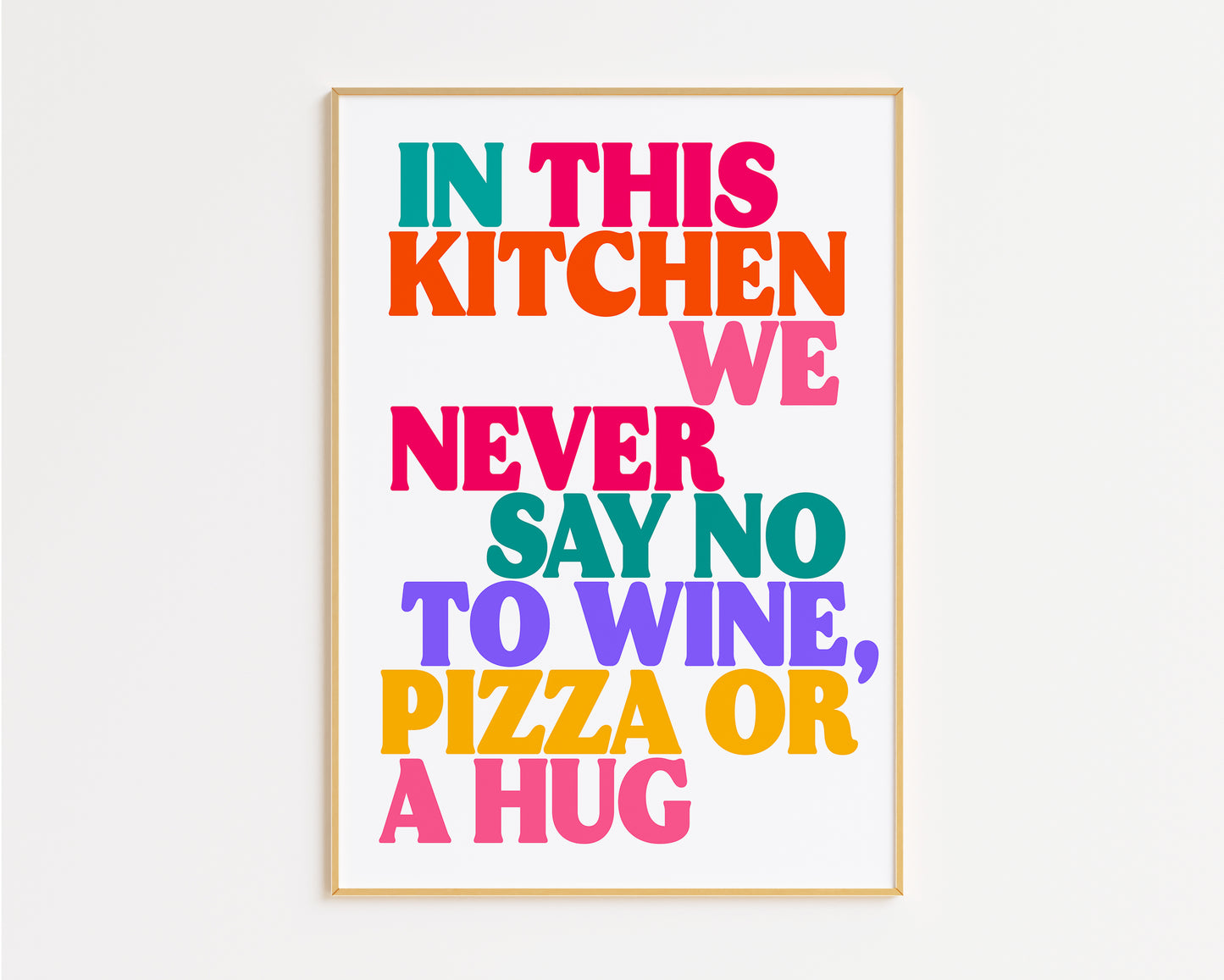 Wine - In This Kitchen Print