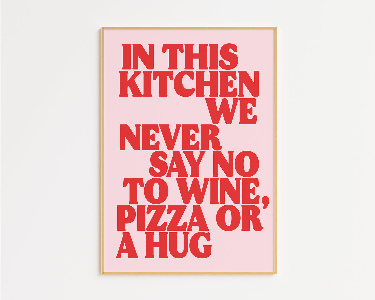Wine - In This Kitchen Print