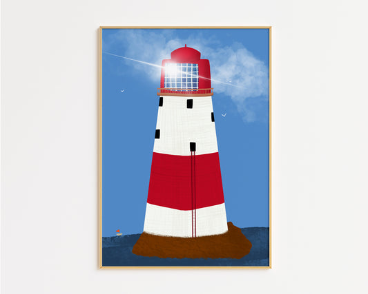Beachy Head Lighthouse Print