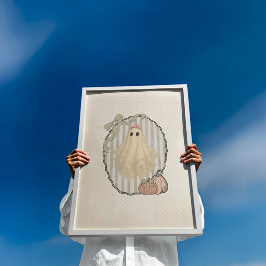Cute Ghost Halloween Print