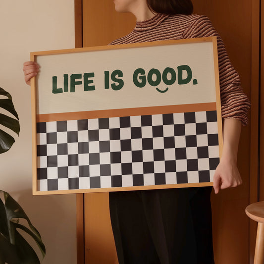 Life Is Good Smile Print