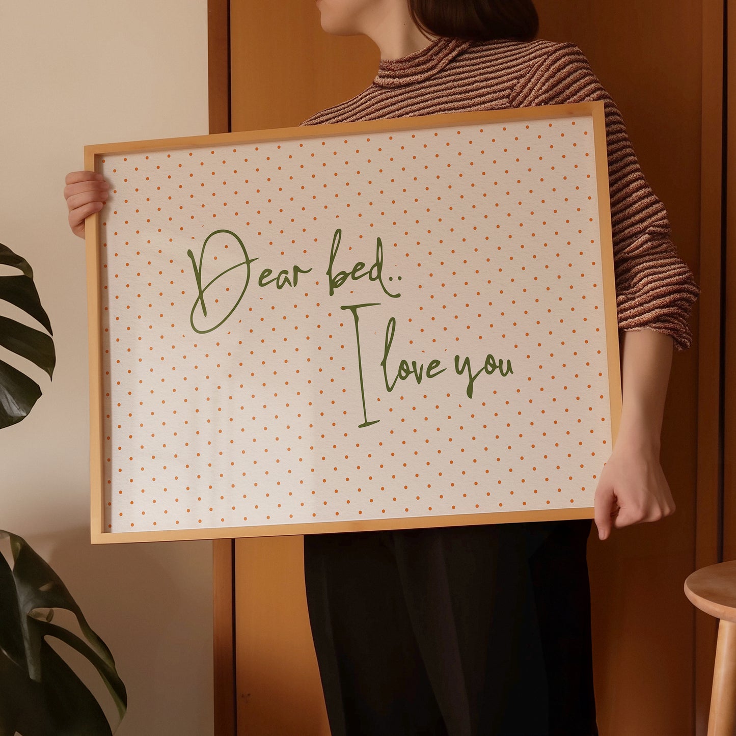 Dear Bed I Love You Bedroom Print