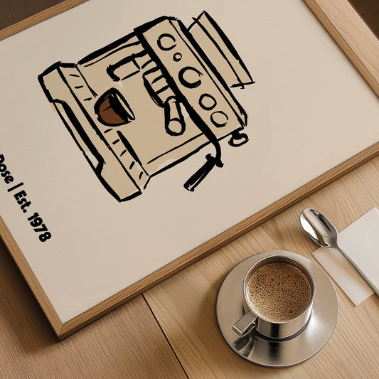 Daily Dose Coffee Kitchen Print