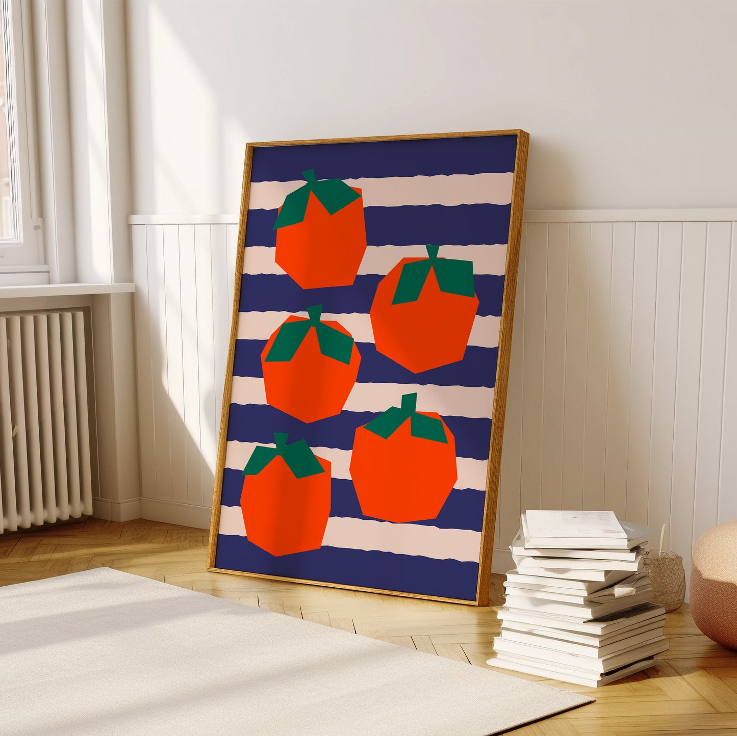 Retro Oranges Print