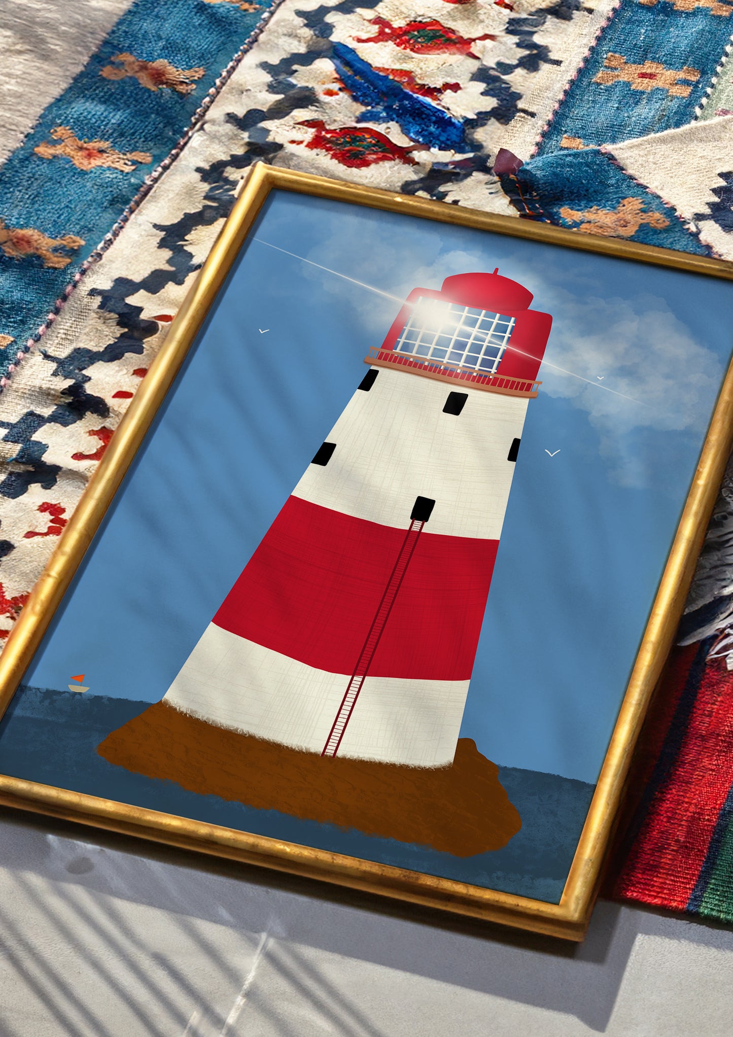 Beachy Head Lighthouse Print