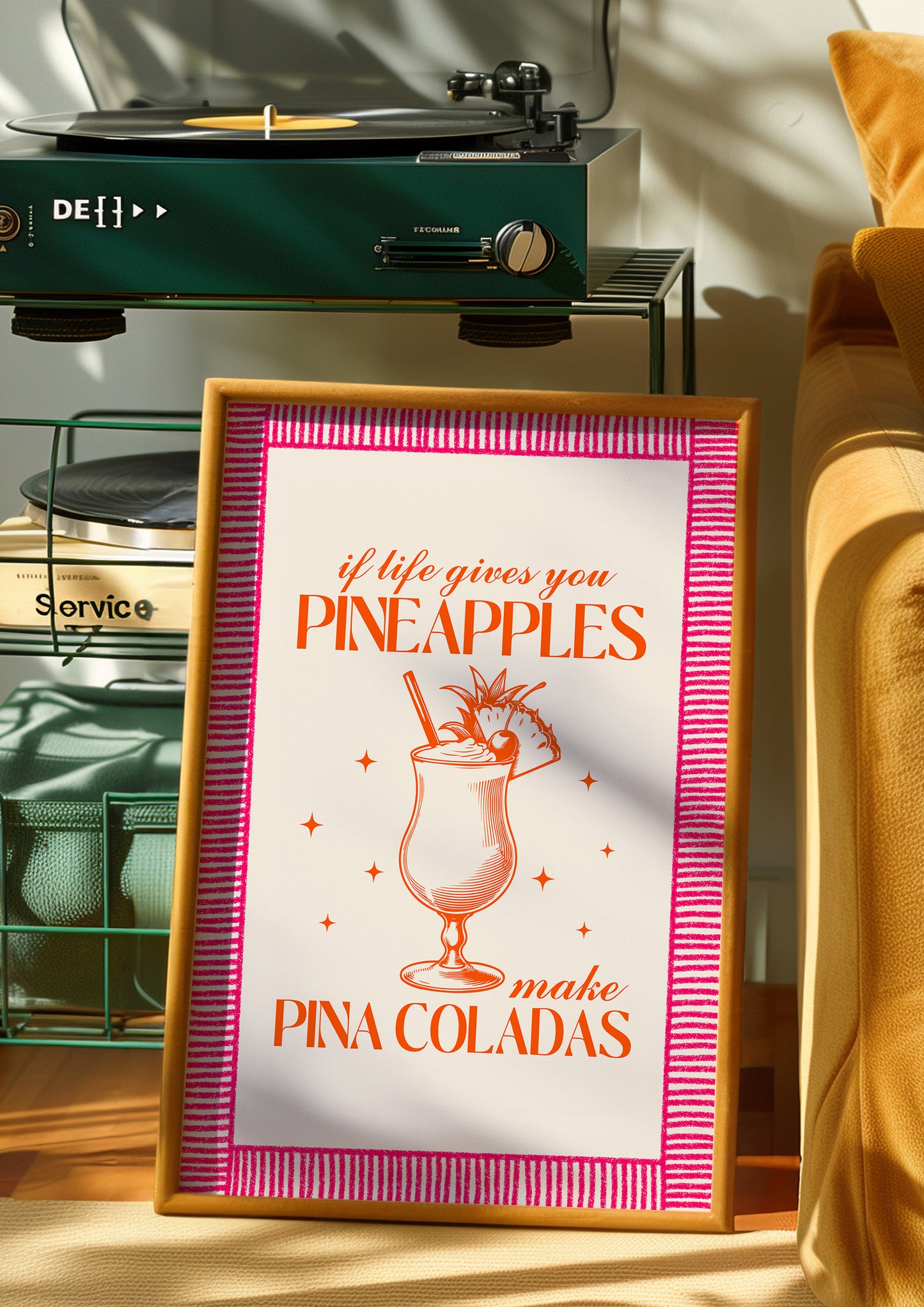 Pina Colada Cocktail Print
