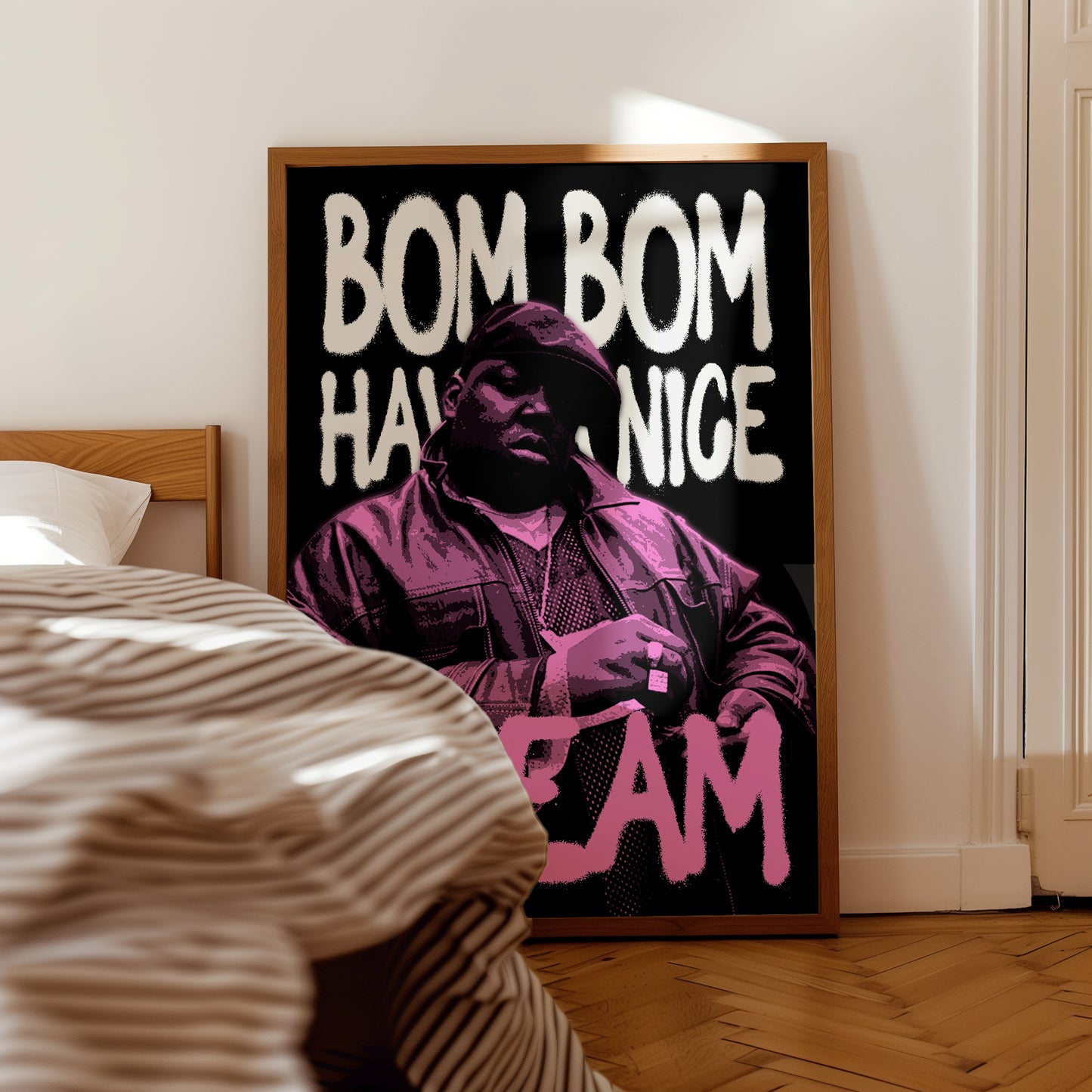 Bom Bom Have a Nice Dream Hip Hop Print